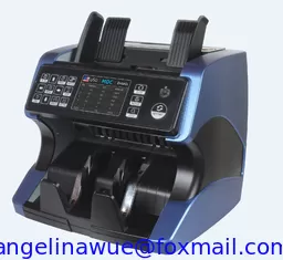 China Bank Fast Money Counting Bill Value Counter Machine Banknote Counter Currency Detector Cash Value Mix Currency Counter supplier