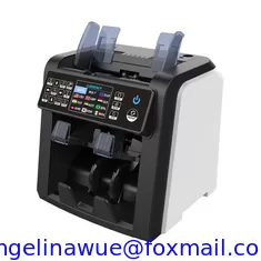 China Dual CIS Two Pocket Mixed Denomination Bill Counter Currency Sorter Note Counting Machine supplier